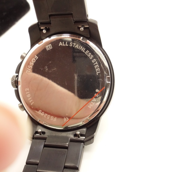 NIB FOSSIL Grant Sport Watch Black FS5269 ❤ - Picture 5 of 6